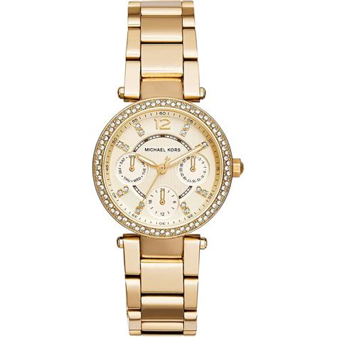 goldene damenuhr michael kors|michael kors mini watches.